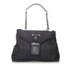 Prada Tessuto Chain Shoulder Bag